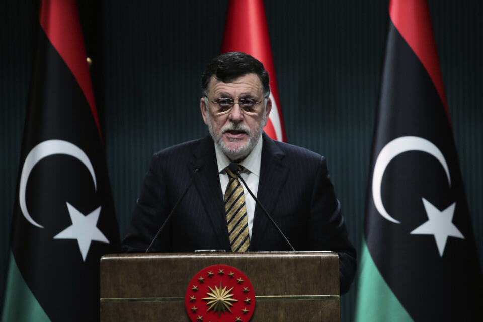 Fayez Sarraj, som leder Libyens internationellt erkända regering (GNA). Arkivbild.