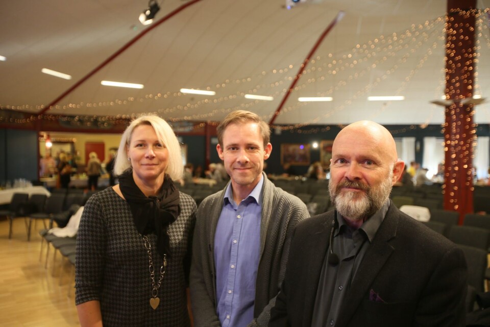 Petra Dahlsjö, Patrik Nyström och Kenneth Johansson arbetar alla inom socialförvaltning och är arrangörerna för dagen, tillsammans med sina kollegor.