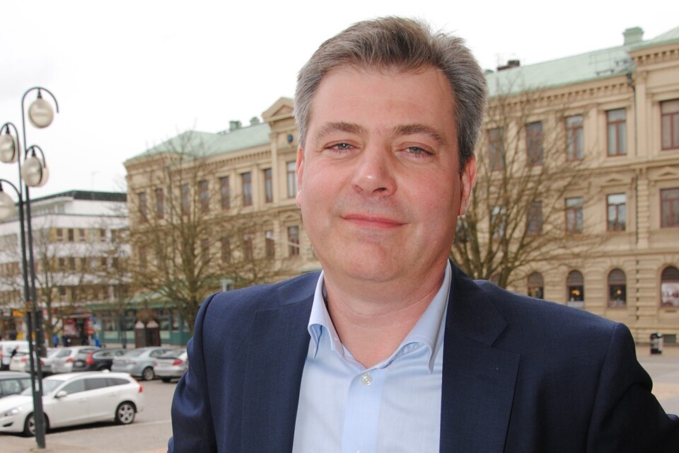 Pierre Månsson (L) kommunstyrelsens ordförande.