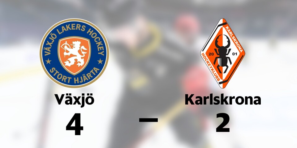 Växjö Lakers HC vann mot Karlskrona HK