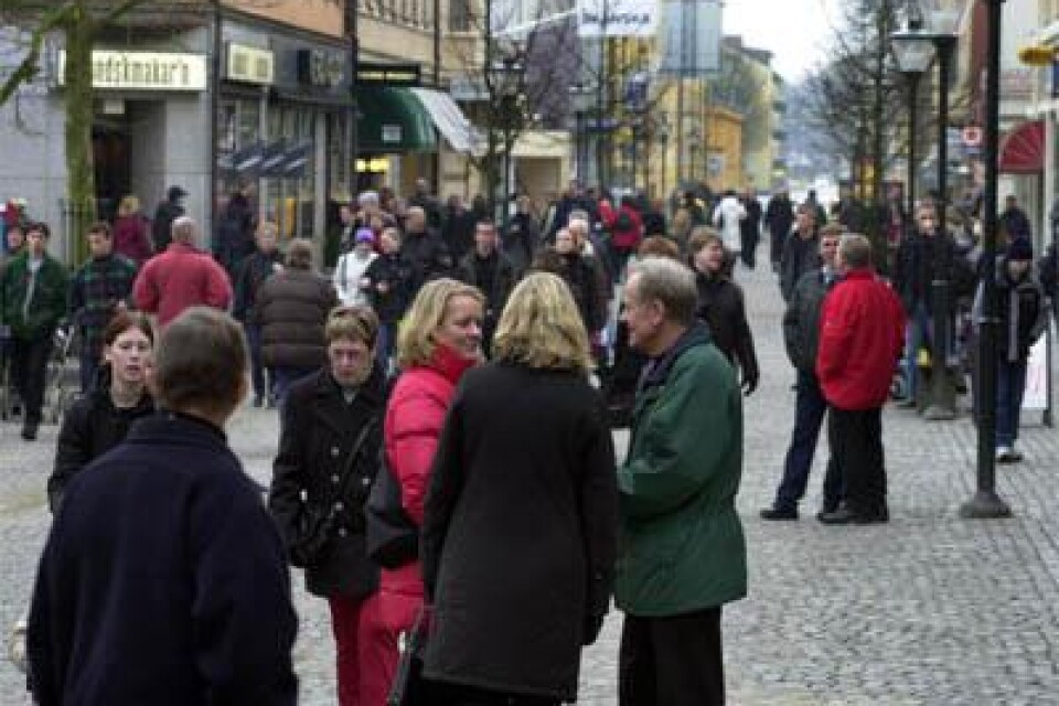 Kristianstad är en butiksstad som lockar besöker från är och fjärran.