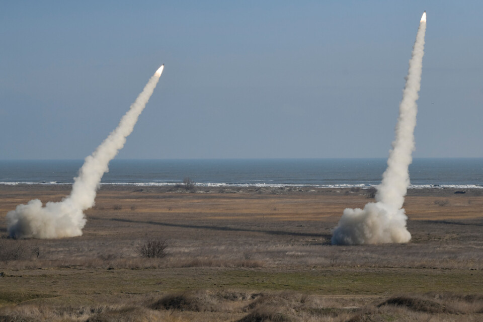 USA har beslutat om nytt stöd med ammunition till bland annat raketartillerisystemet Himars i Ukraina. Arkivbild.