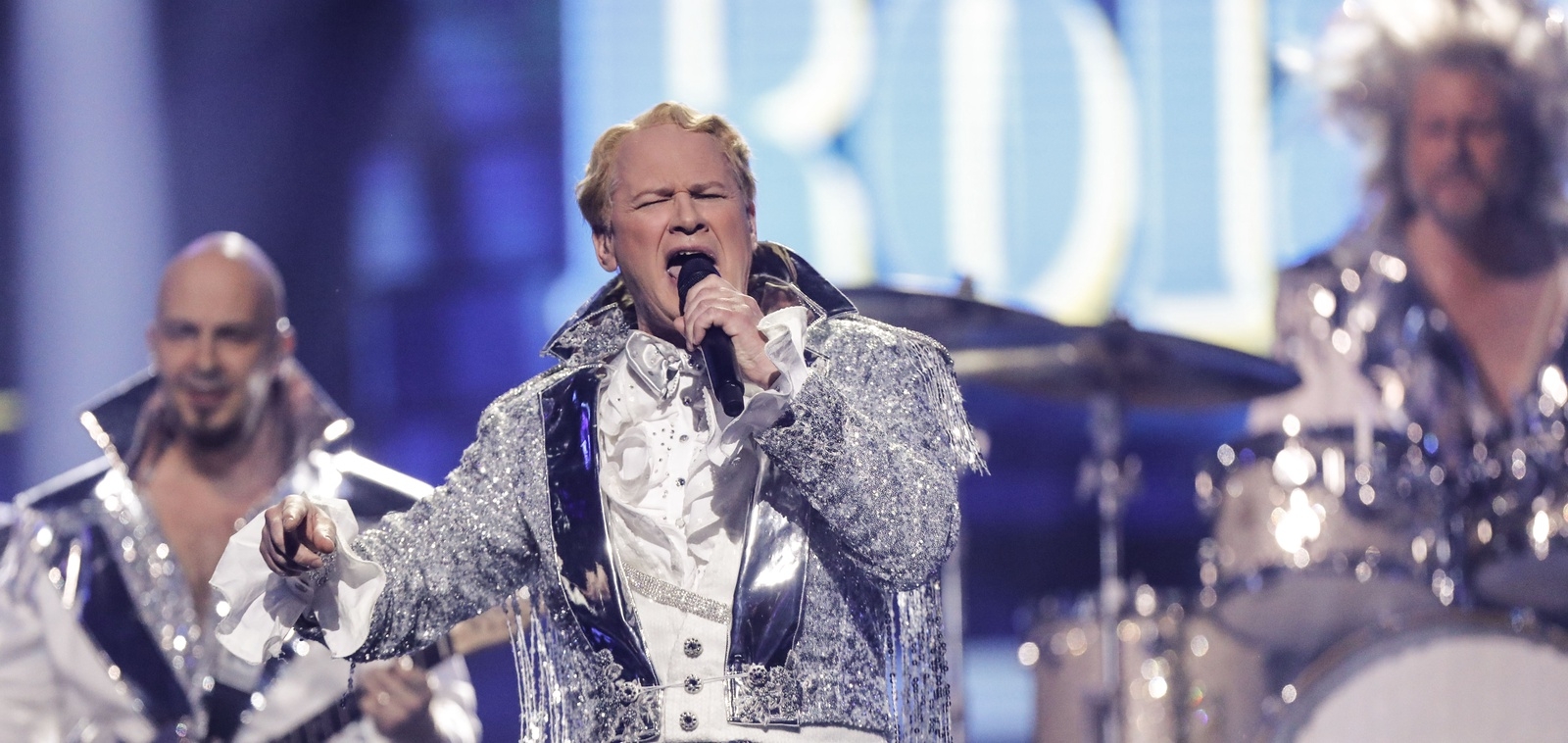 Tidigare i år framförde
Rolandz sin låt "Fuldans" på Melodifestivalen.
Foto Christine Olsson / TT kod 10430