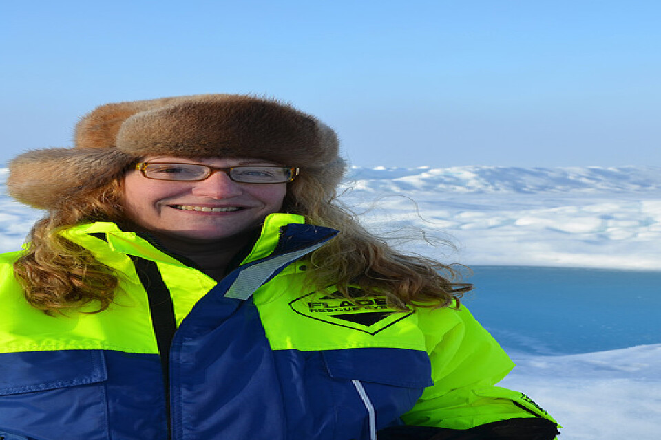 Pauline Snoeijs Leijonmalm, professor i marinekologi vid Stockholms universitet, deltar i expeditionen.