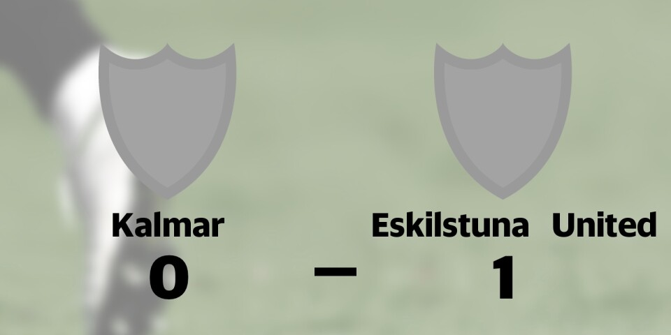 Eskilstuna United vann borta mot Kalmar