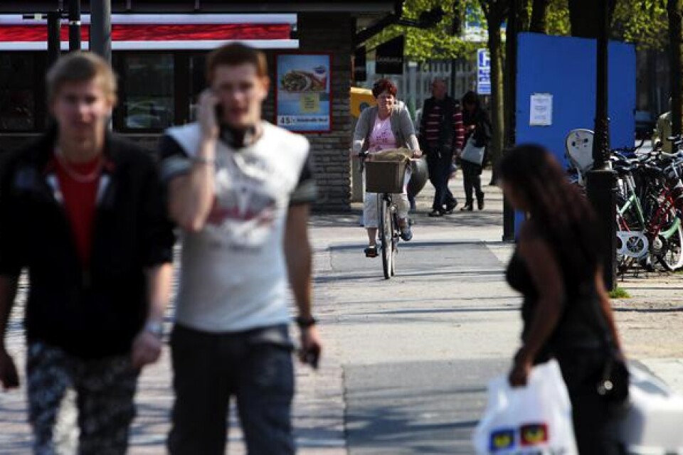 Under 2009 och 2010 inträffade sex cykelolyckor på Nygatan. Samtliga när cyklister kolliderade med fotgängare eller mopedister.