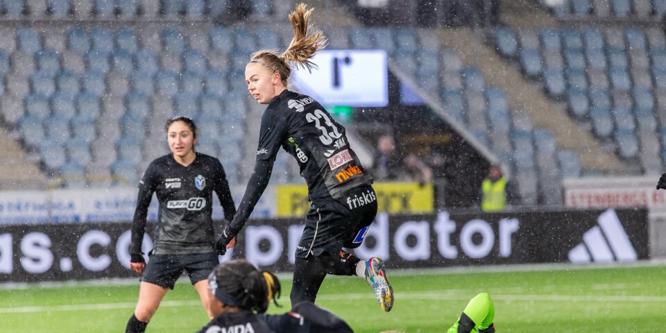Elin Nilsson gav Växjö DFF hopp när hon satte kvitteringen till 1–1 mot IFK Norrköping.