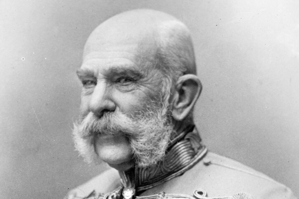 Kejsar Frans Josef av Österrike som styrde det habsburgska riket under en hel era, 1848–1916...