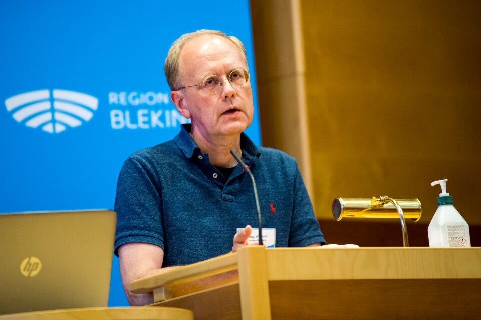 Region Blekinges smittskyddsläkare Bengt Wittesjö.