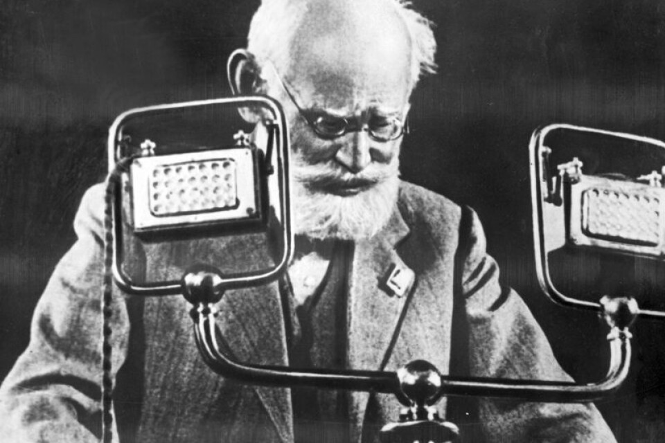 Ivan Pavlov, rysk läkare och fysiolog. Professor i S:t Petersburg från 1890. Pavlov är mest känd för sina studier av de betingade reflexerna hos hundar vilket ledde till Nobelpriset i medicin 1904. Foto: SCANPIX SWEDEN/TT Kod: 454