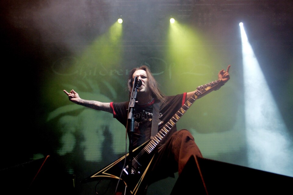 Children of Bodoms sångare Alexi Laiho är död. Arkivbild.