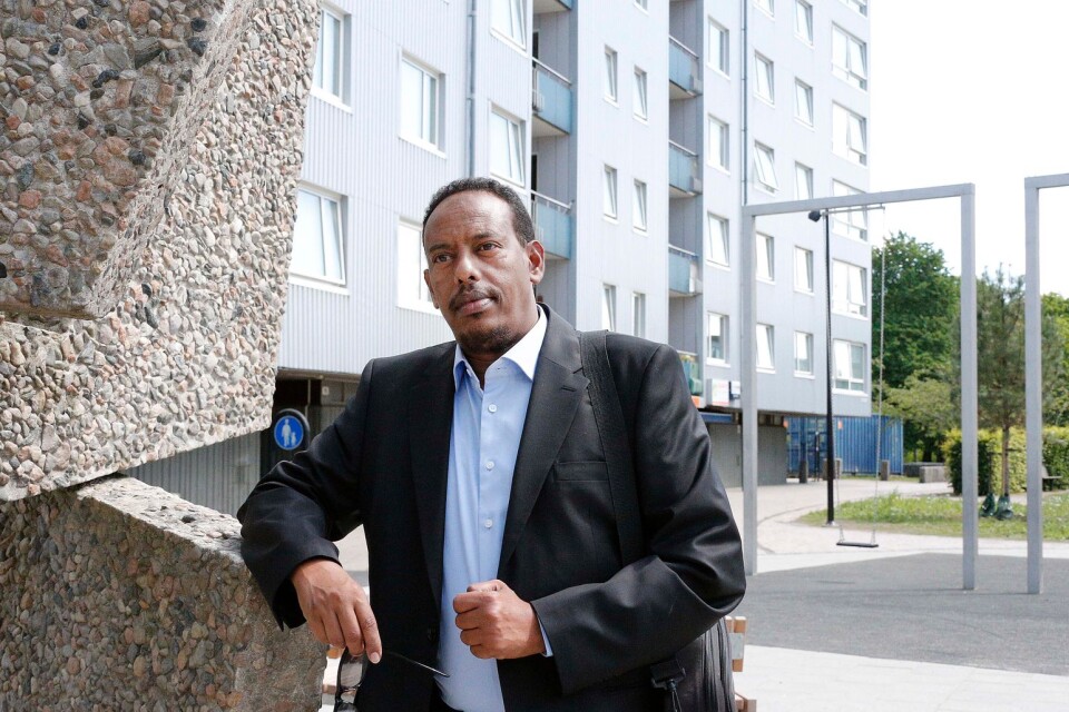 Abdulkadir Mohamed, bosatt på Norrby, är samordnare för språkkonferensen om somali-maay. Minst 250 internationella deltagare väntas komma till Borås 27-29 juli.