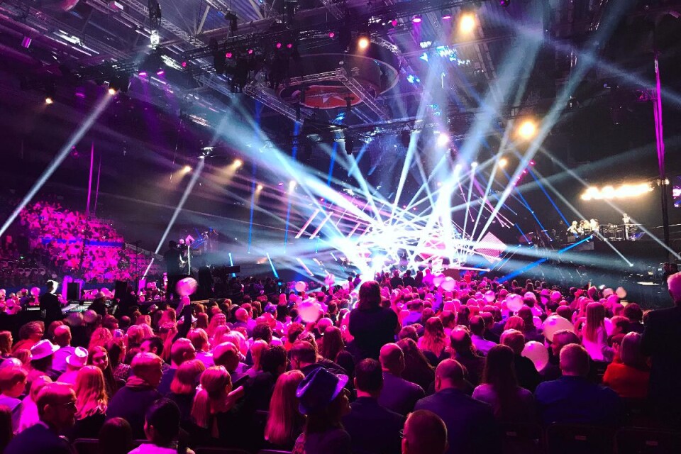 Melodifestivalen i Växjö. Foto: Emma Koivisto