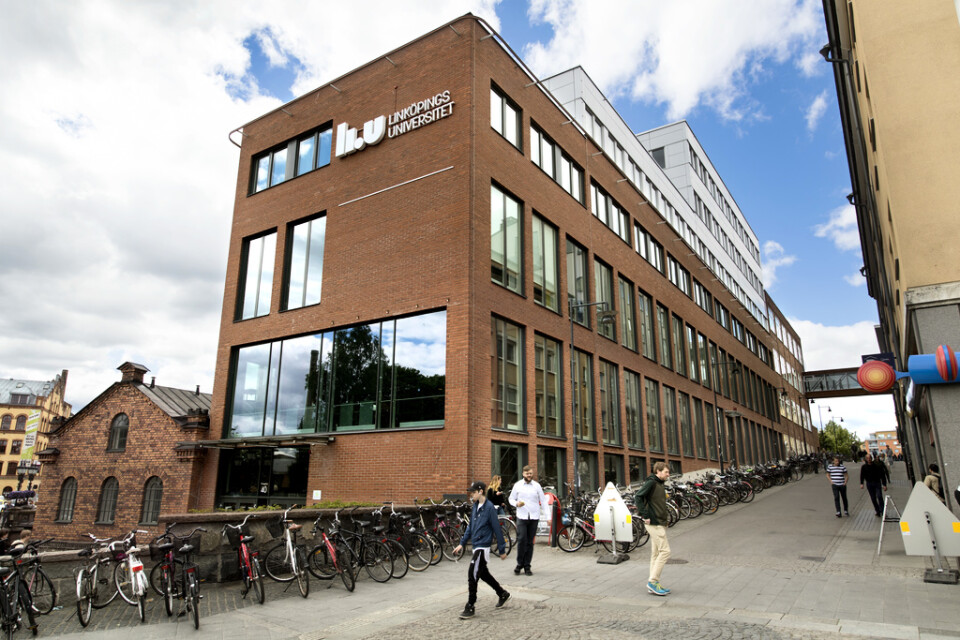 Linköpings universitet utrymde samtliga campus efter hot. På bilden campus Norrköping. Arkivbild