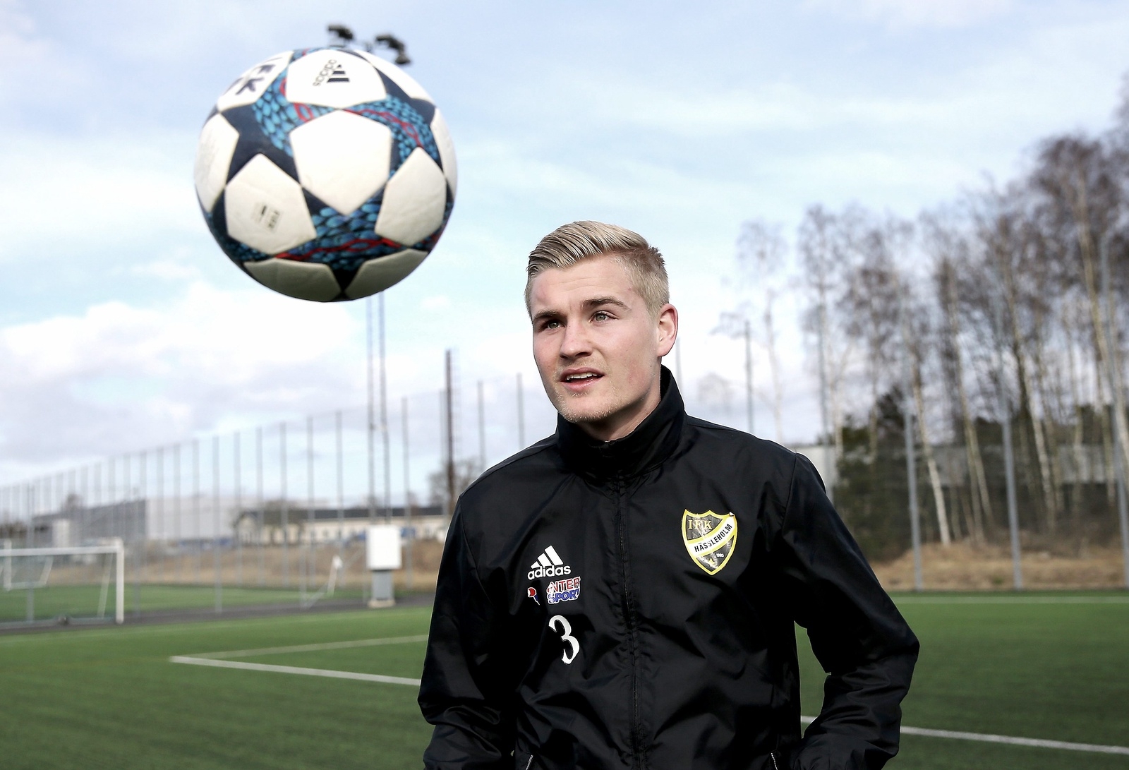 Linus Svensson, IFK Hässleholm, inför seriepremiären. Foto: Stefan Sandström.