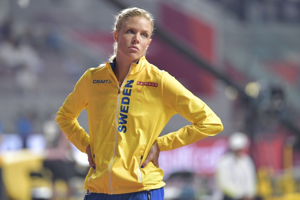 Erika Kinsey under VM i höstas.
