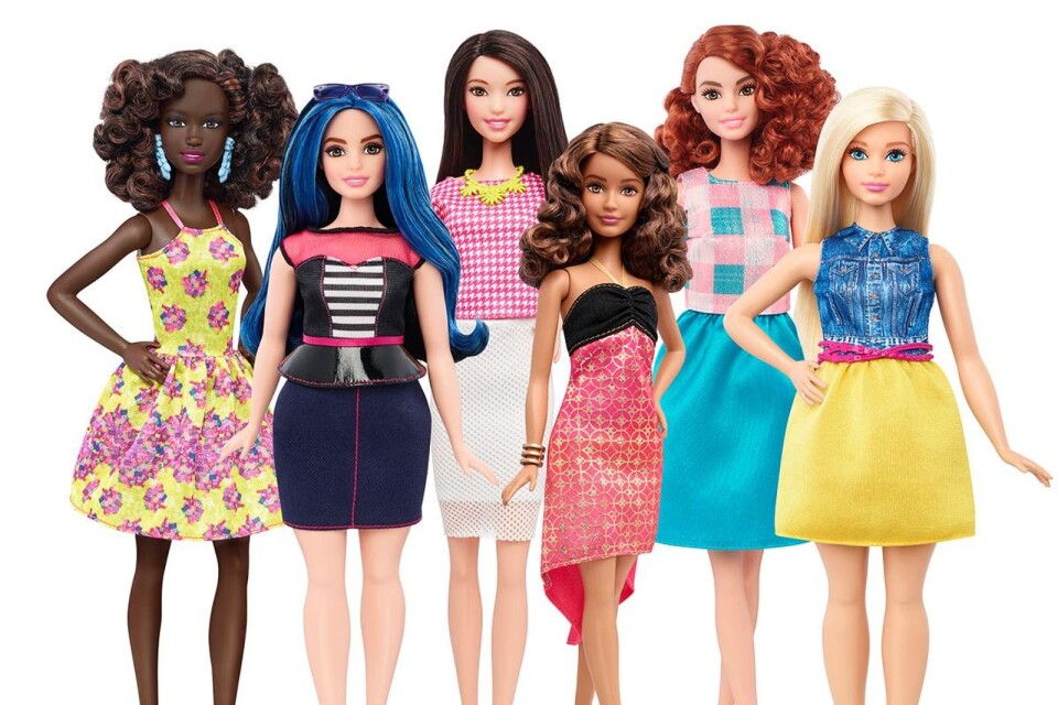 Modern, new Barbies from 2016.