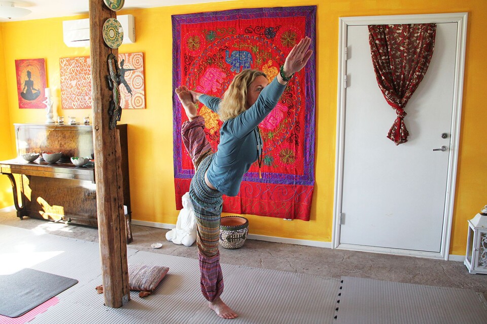 Agneta Larsson var i Indien i 28 dagar och utförde 200 yogatimmar. ”Det här är en resa och nu har jag lagt grunden”.