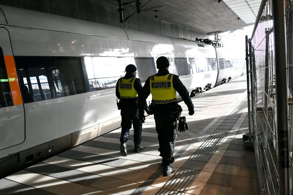 Hyllie tågstation i Malmö.