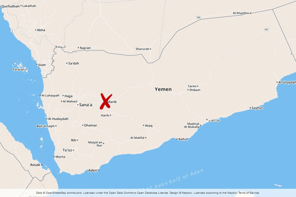 Den jemenitiska regionen Marib har drabbats av kraftiga skyfall.