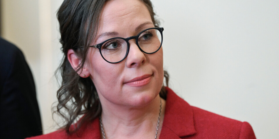 Migrationsminister Maria Malmer Stenergard (M) imponeras av dansk migrationspolitik. Arkivbild.