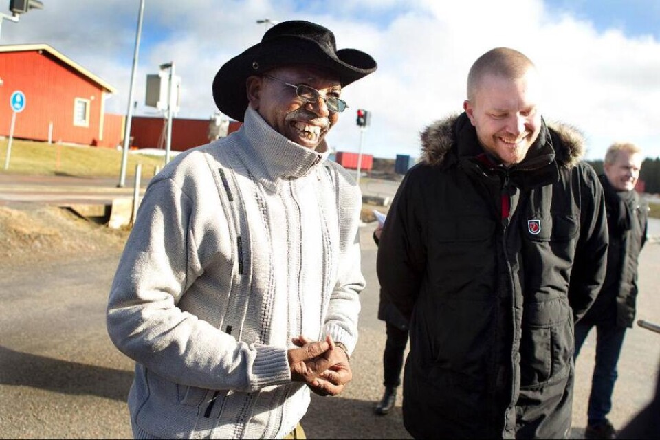 Vois borgmästare Thomas Mwatela och Ulricehamns kommunalråd Lars Holmin hade mycket att prata om.