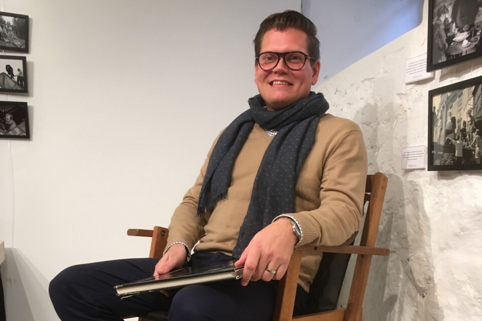 Jonas Hellberg på Persona galleri ser fram emot att Ivar Krügermusikalen, som han arbetat med i fem år, ska ha premiär i mars 2022.