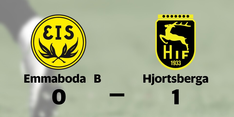Hjortsberga vann uddamålsseger mot Emmaboda B