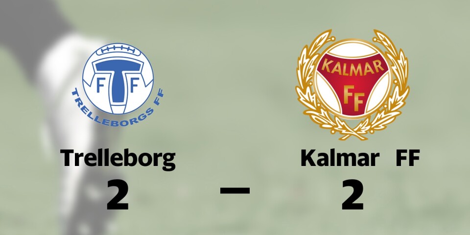 Oavgjort för Trelleborg hemma mot Kalmar FF