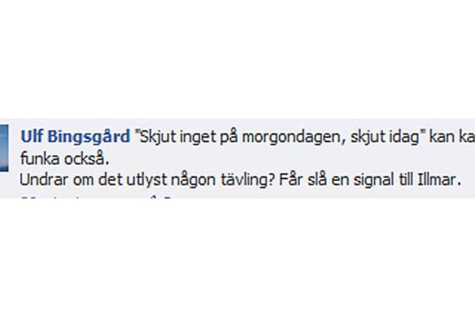 Ett av uttalandena på Bingsgårds facebooksida.