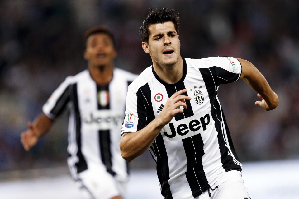 Morata är klar för en återkomst i Juventus. Arkivbild.