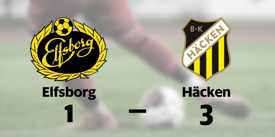 Hampus Hagvall enda målskytt när Elfsborg föll