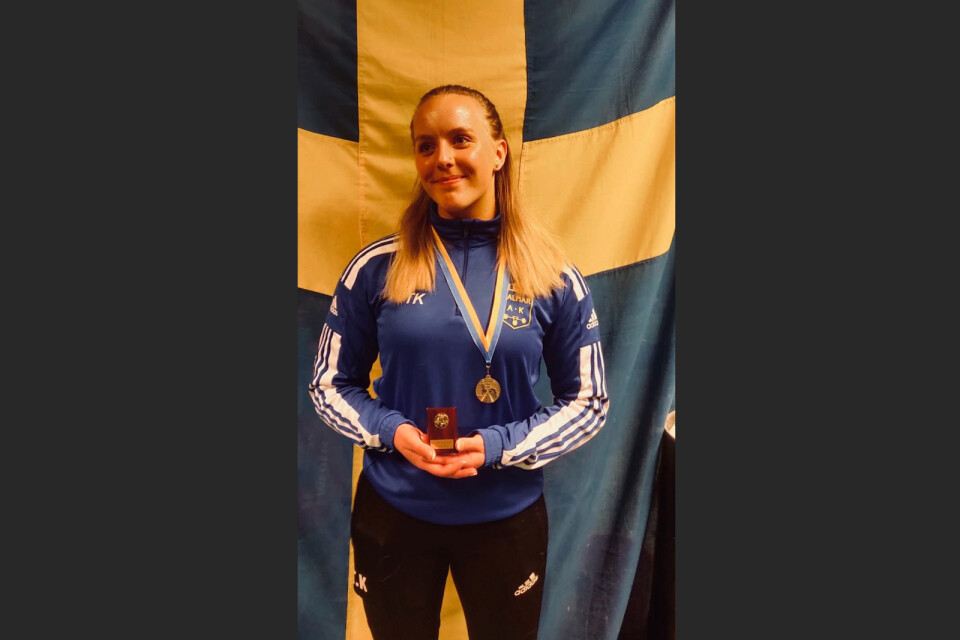 Tilda Karlsson tog en imponerande andraplats i USM i Örebro.