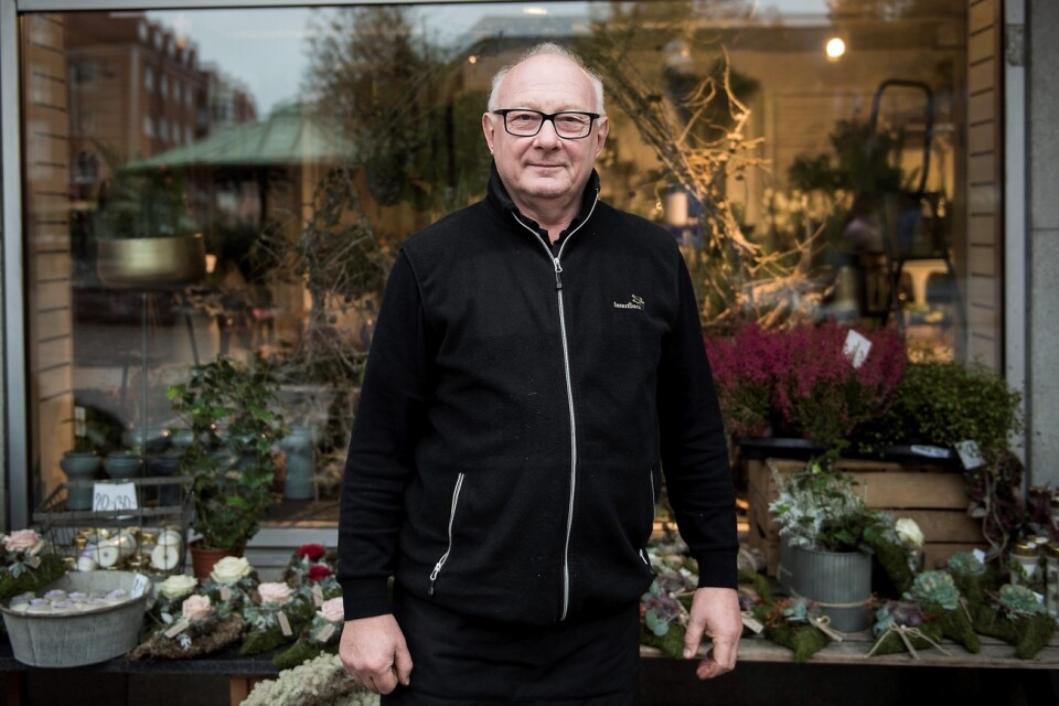 Ulf Åström tror på en ljusnande framtid för stadskärnan.                                        Foto: Sofia Åström