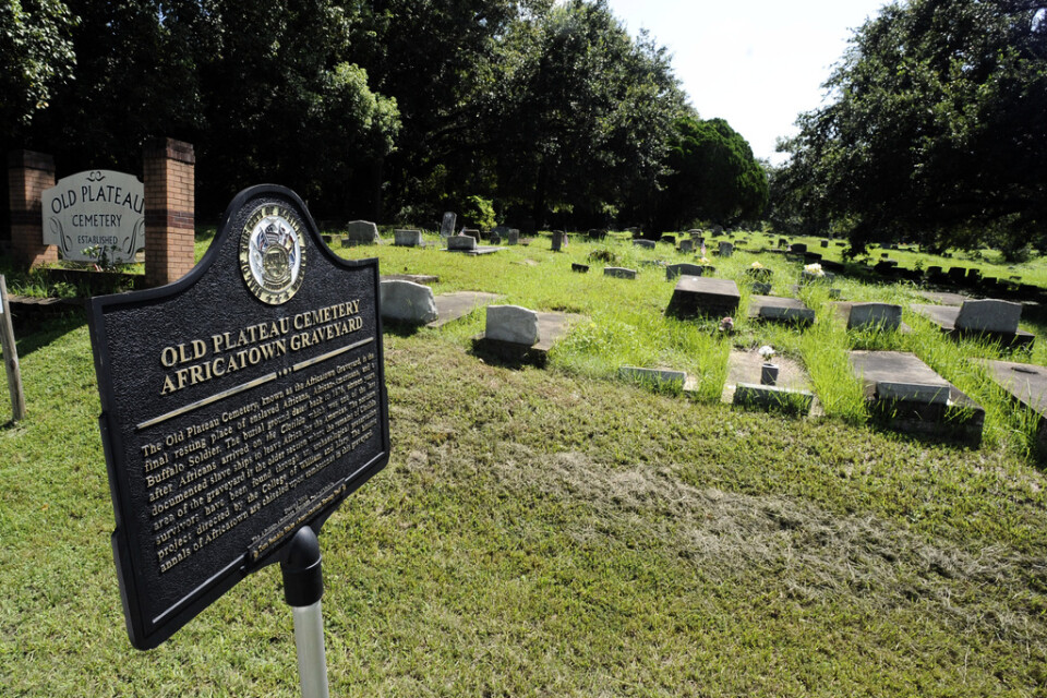 En kyrkogård i Mobile i Alabama där många av de slavar som togs till USA med slavskeppet Clotilda är begravna.