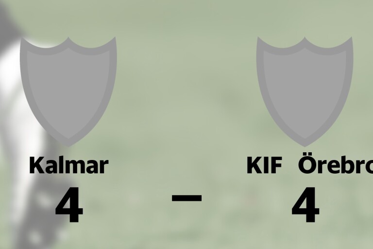 Oavgjort för Kalmar hemma mot KIF Örebro