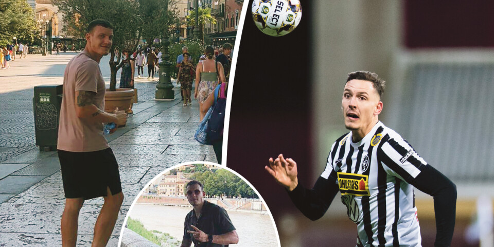 Viktor, 24, i den italienska fotbollshettan: "Inte nöjd här – vill mer”