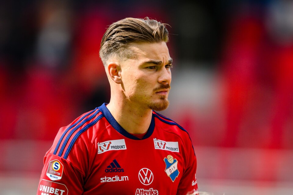 Östers Tatu Varmanen blev utvisad i matchen mot Skövde AIK.
