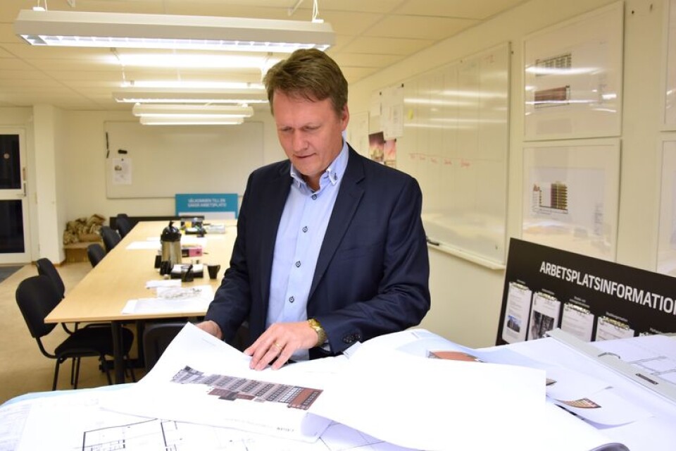 Stefan Blomkvist är arbetschef för Serneke som etablerar sig i Växjö.