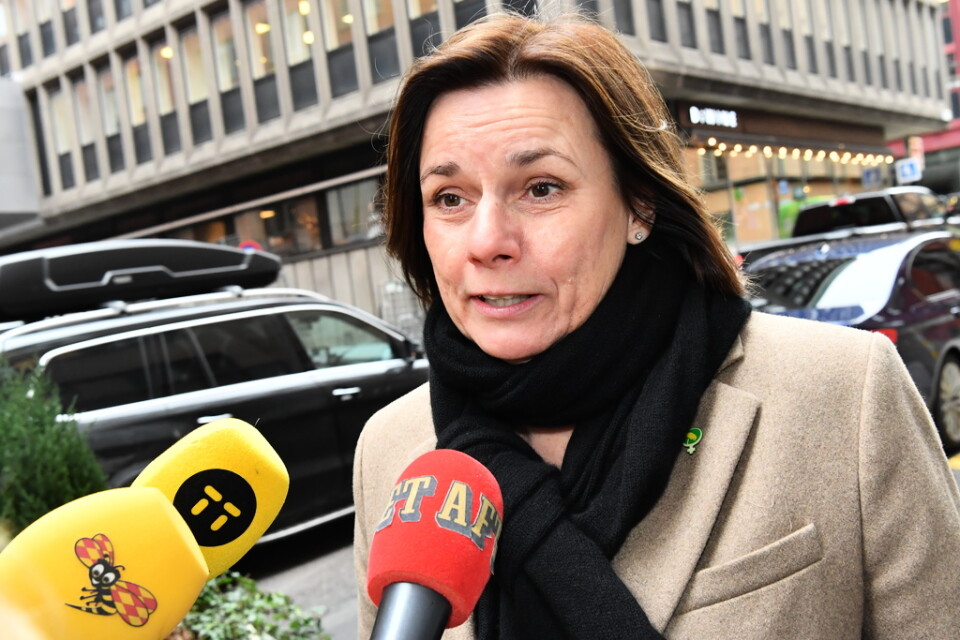 Klimatkrisen har inte försvunnit, säger klimat- och miljöminister Isabella Lövin (MP). Arkivbild.