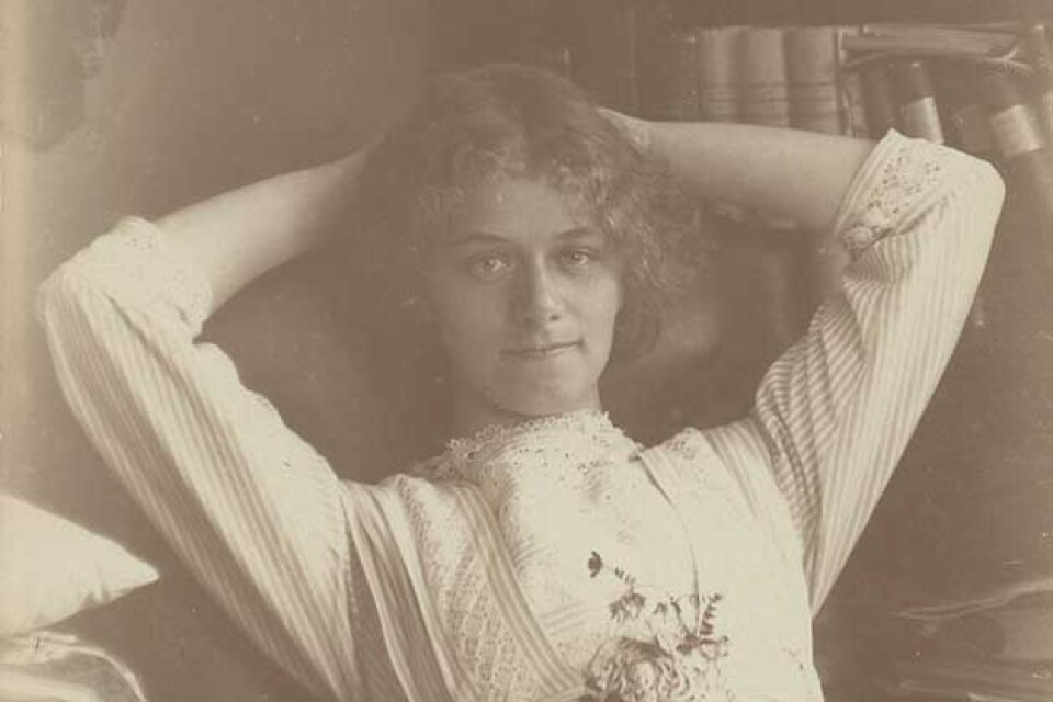 Fotografiet togs omkring 1910. Några år senare tog Greta Beckius sitt liv.