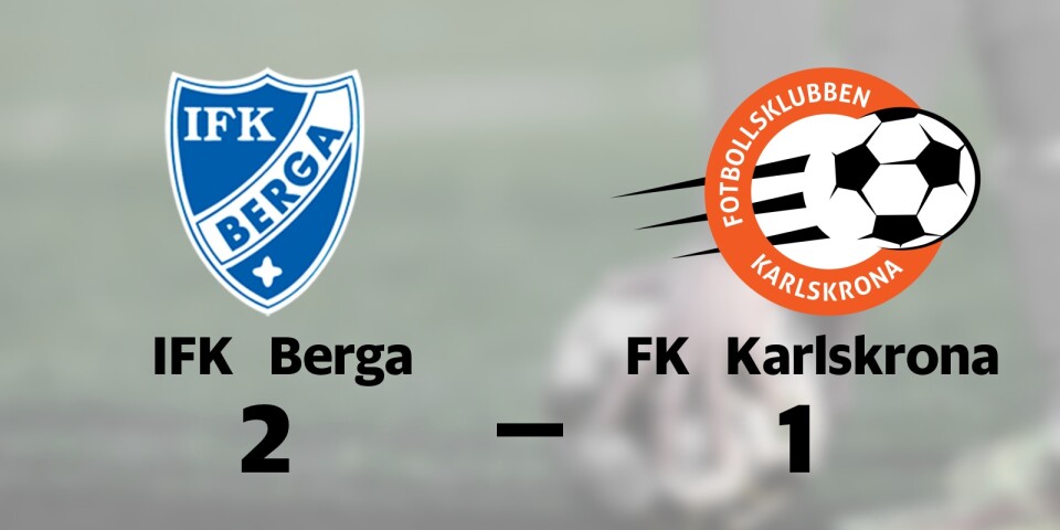 Nisse Ekström målskytt när FK Karlskrona föll
