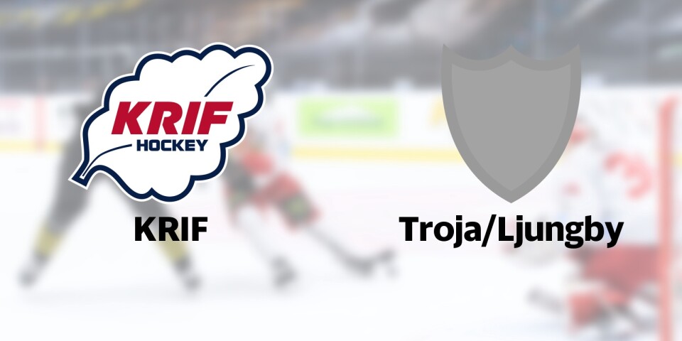 KRIF tar emot Troja/Ljungby