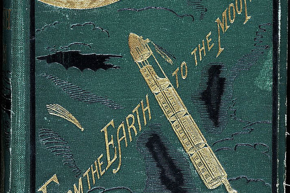 Jules Vernes "Från jorden till månen" skrevs redan 1865. Pressbild.