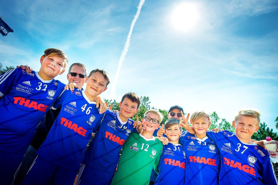 Tollarps IF pojkar 08 med Charlie Ahlqvist, Ivar Hörnqvist, Knut Ekström, William Nilsson, Eric Hasselgren, Emil Lindvall och Lucas Ekelund.