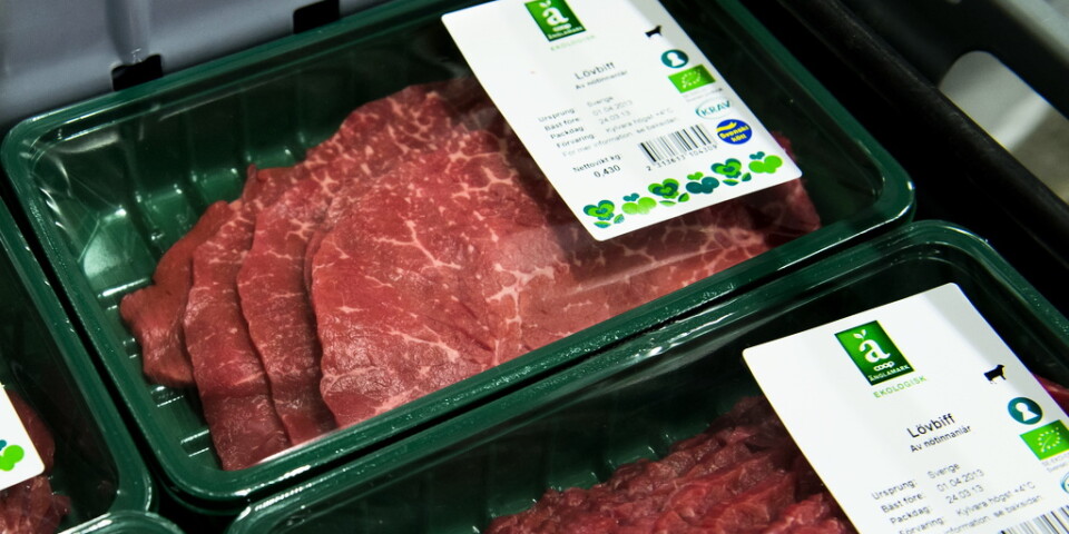 Kött är så stöldbegärligt att köttdisken nu är låst kvällstid i en Coop-butik i Kungälv. Arkivbild.