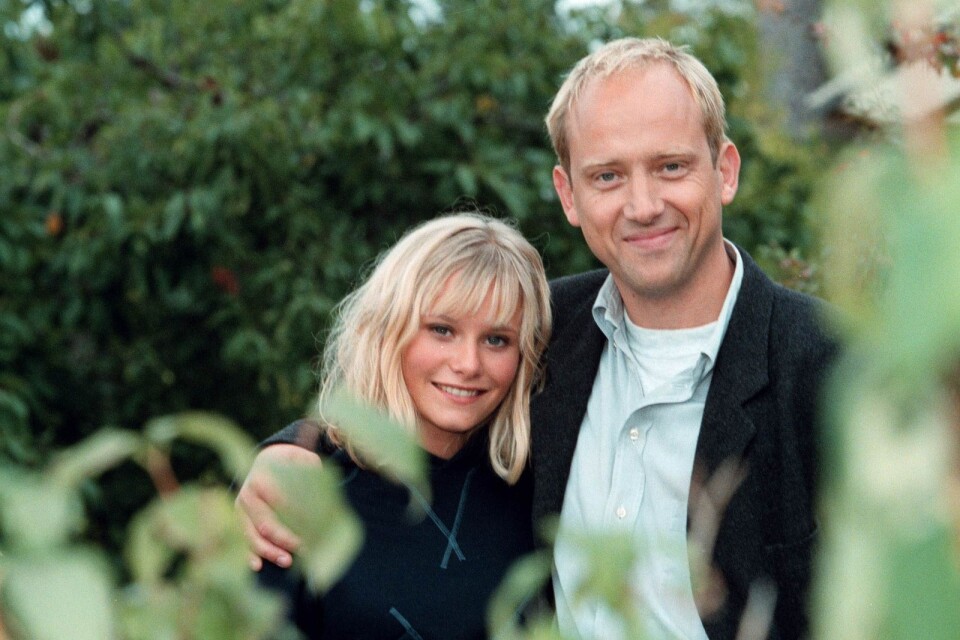 Ebba Hultkvist och Samuel Fröler år 1999.