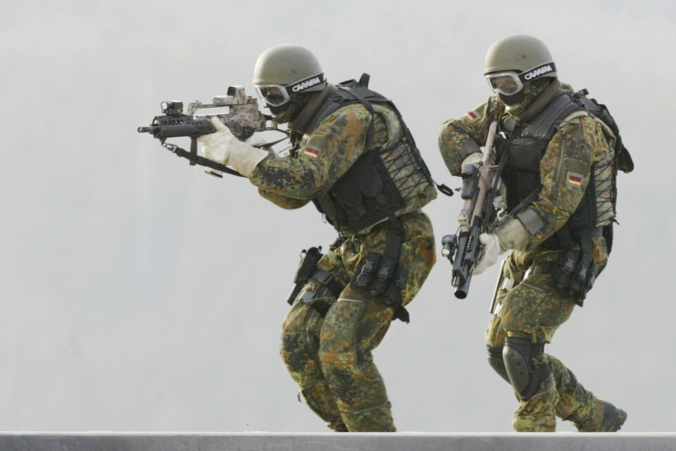 KSK-soldater övar i tyska Calw. Bilden är från 2004 och har ingen koppling till texten. Arkivbild.