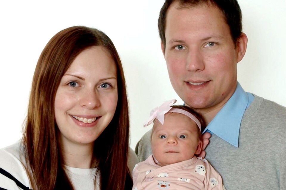Emma Gustavsson och Torsten Andersson, Bläsinge 242, Färjestaden, fick den 3 februari en dotter som heter Evy. Vikt 3158 g, längd 50 cm.