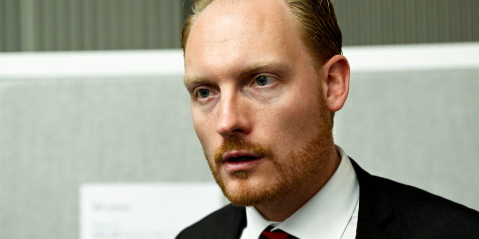 Aron Emilsson, SD:s utrikespolitiske talesperson. Arkivbild.